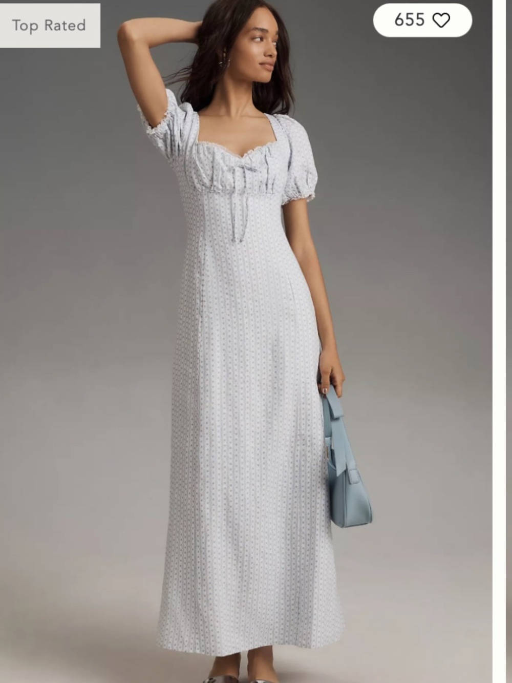 Reformation Cherise Linen Midi Dress - NWT